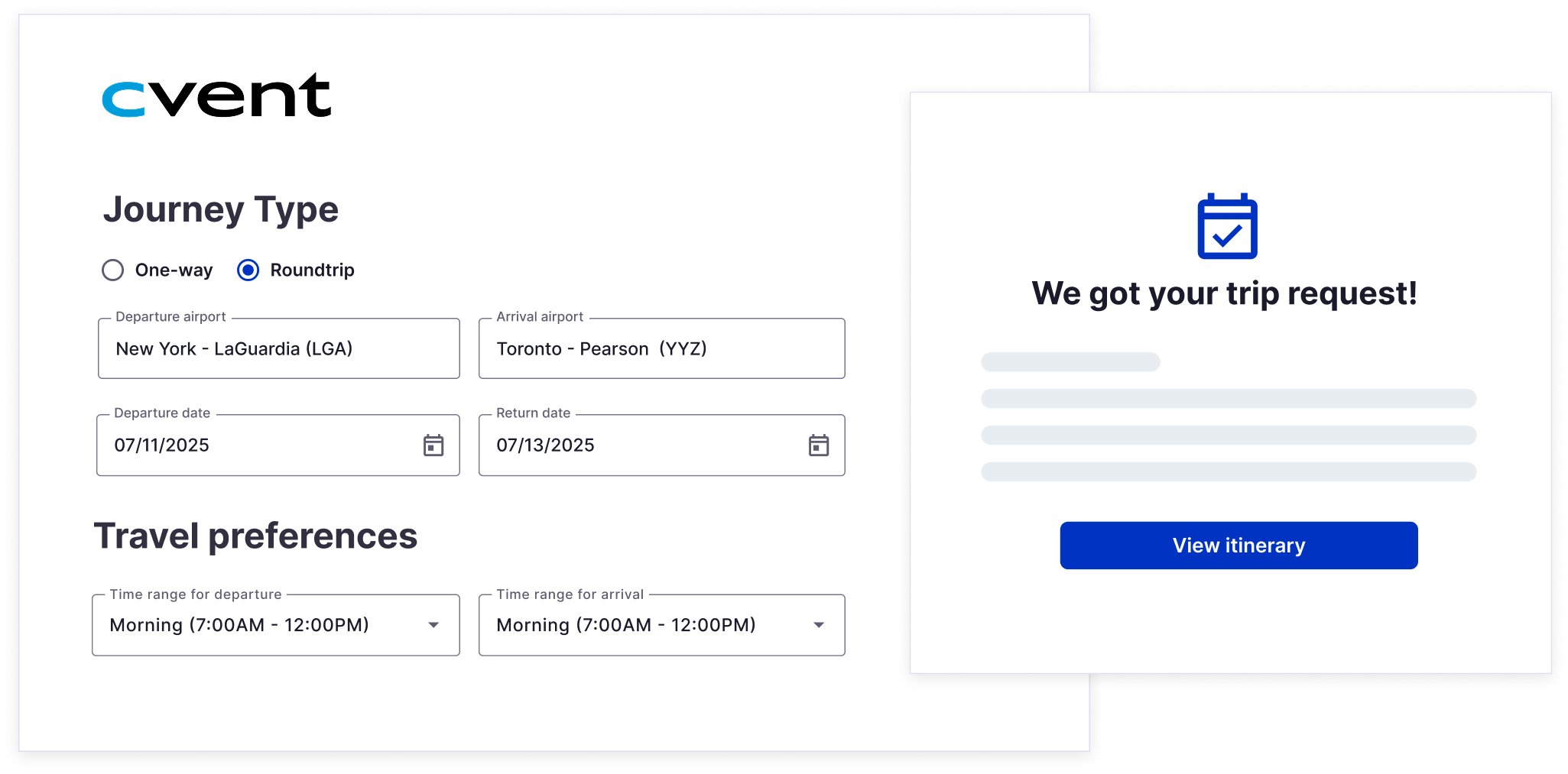 Cvent & Amgine integration